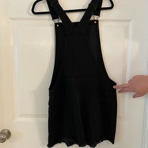 Black American Eagle overall dress